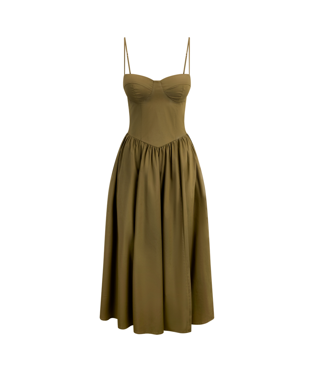 Urban Pioneers Female Vela Dress DRESS DEEP LICHEN