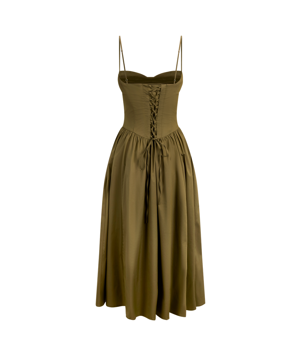 Urban Pioneers Female Vela Dress DRESS DEEP LICHEN