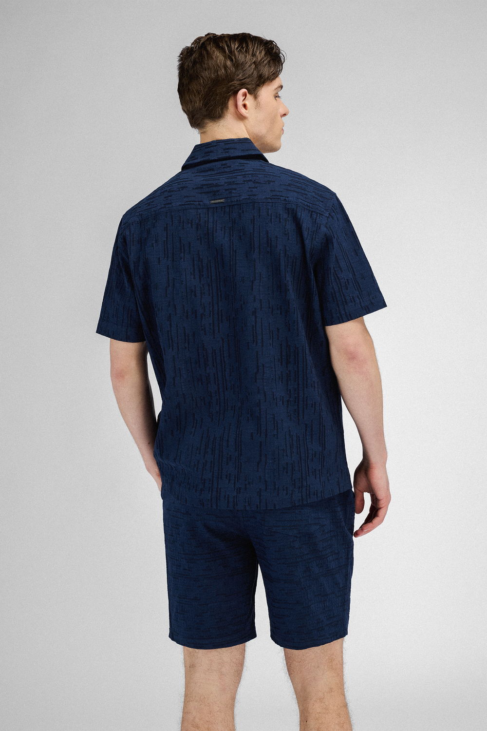 Urban Pioneers Male Vito SS shirt SS SHIRT DARK NAVY