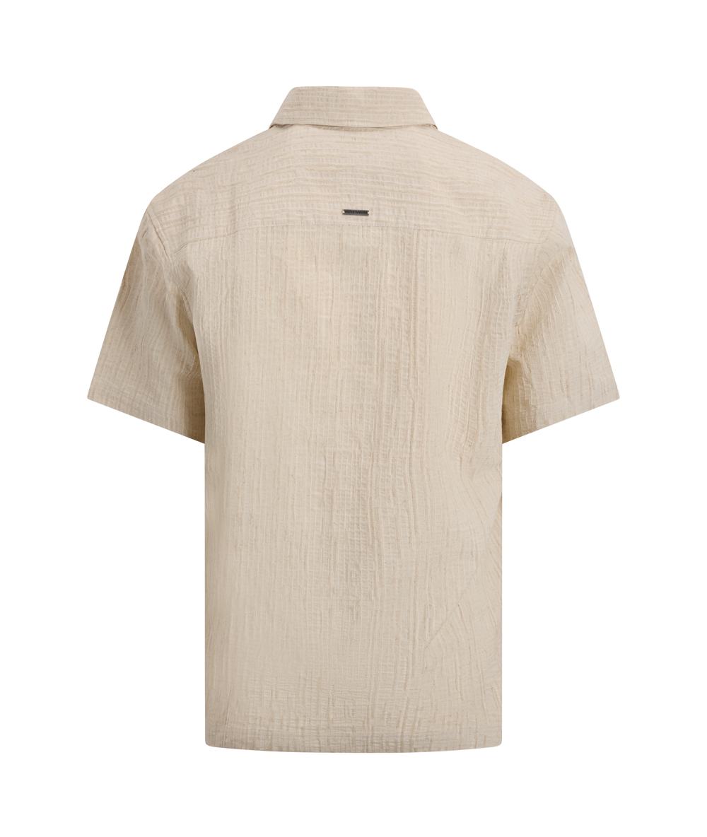 Urban Pioneers Male Vito SS shirt SS SHIRT LIGHT SAND