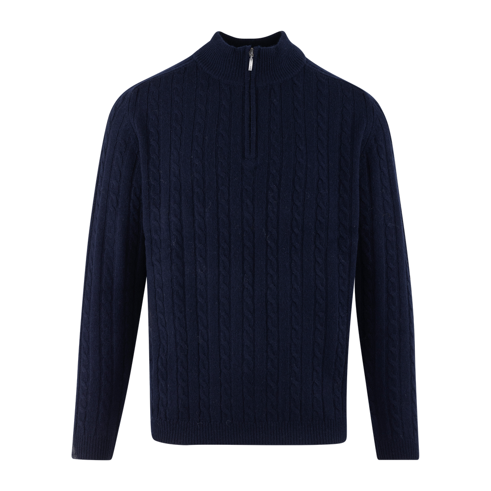 Urban Pioneers Male Walt Half-zip SWEATER DARK NAVY