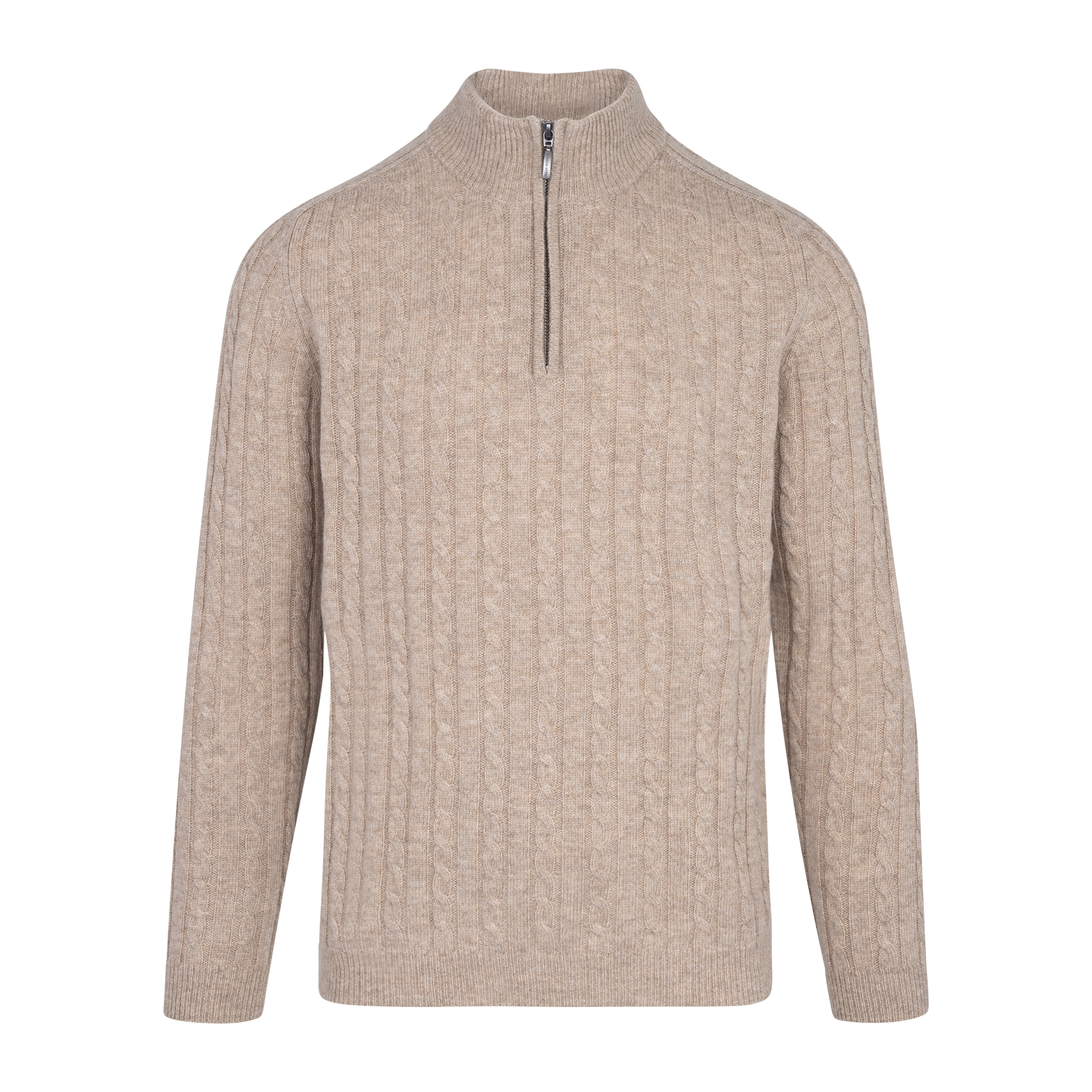 Urban Pioneers Male Walt Half-zip SWEATER CAMEL
