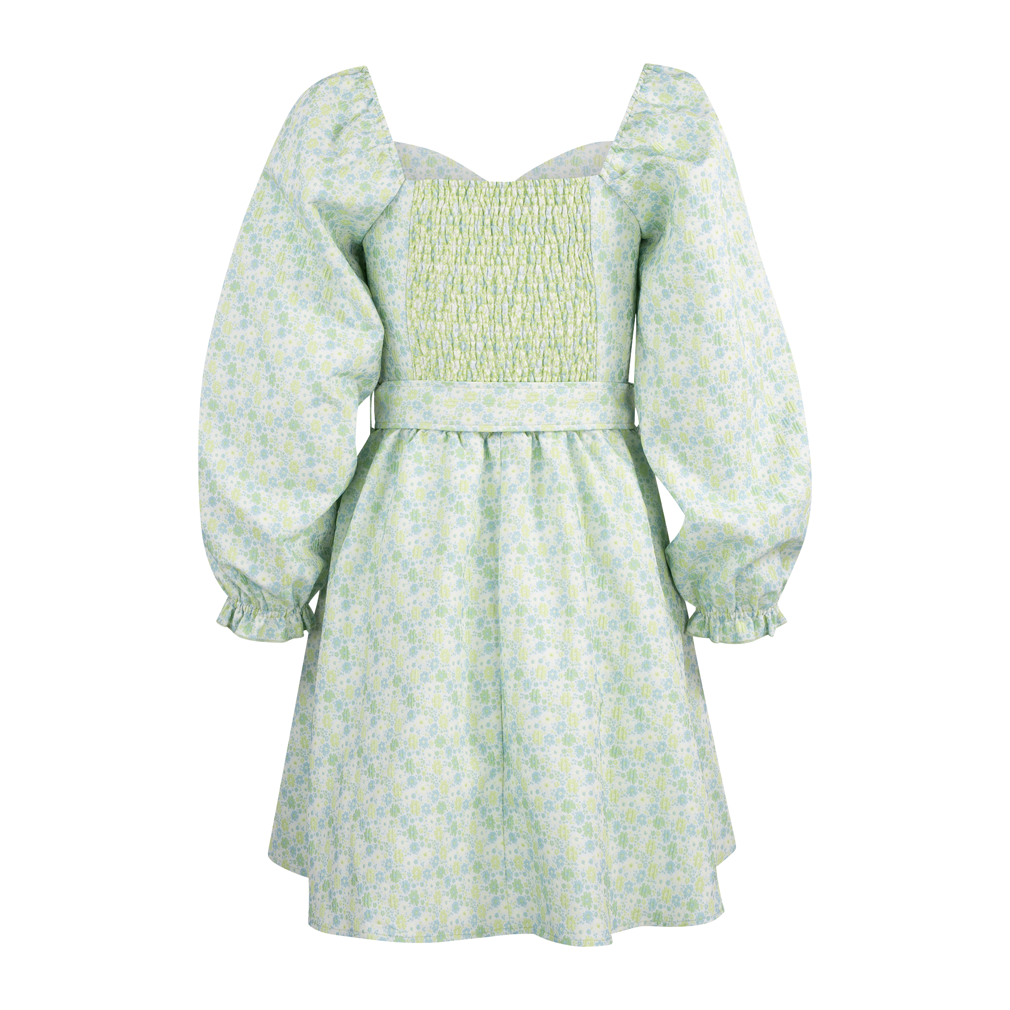 Urban Pioneers Female Willow Dress DRESS AOP JADE LIME