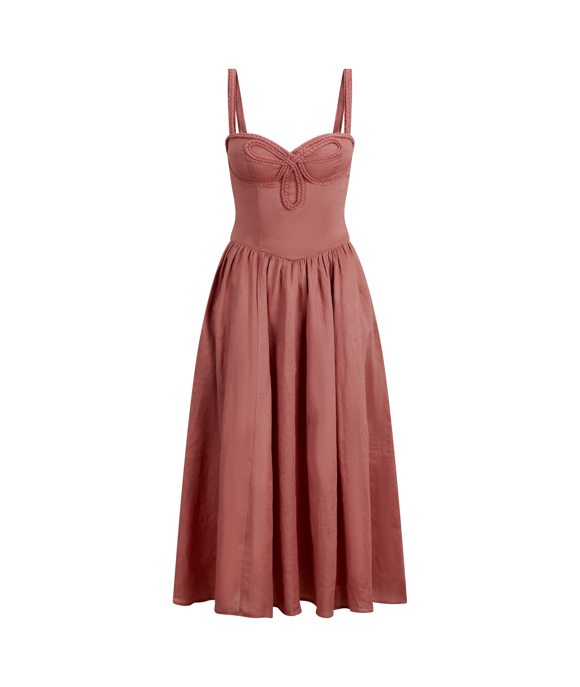 Urban Pioneers Female Zelmira Dress DRESS DUSTY PINK