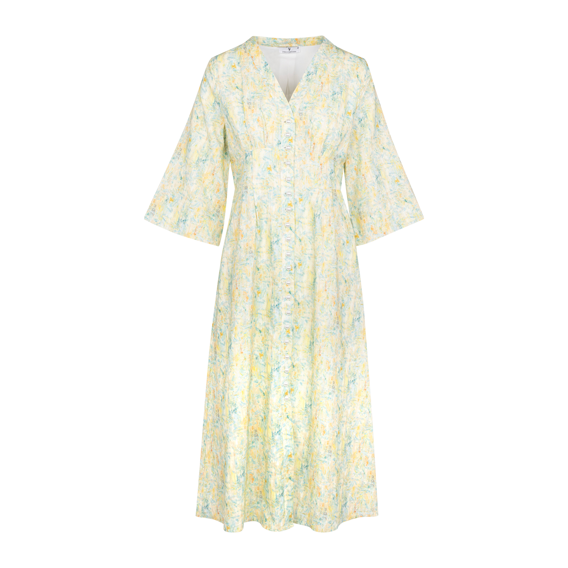 Urban Pioneers Female Zoe Dress DRESS YELLOW AOP